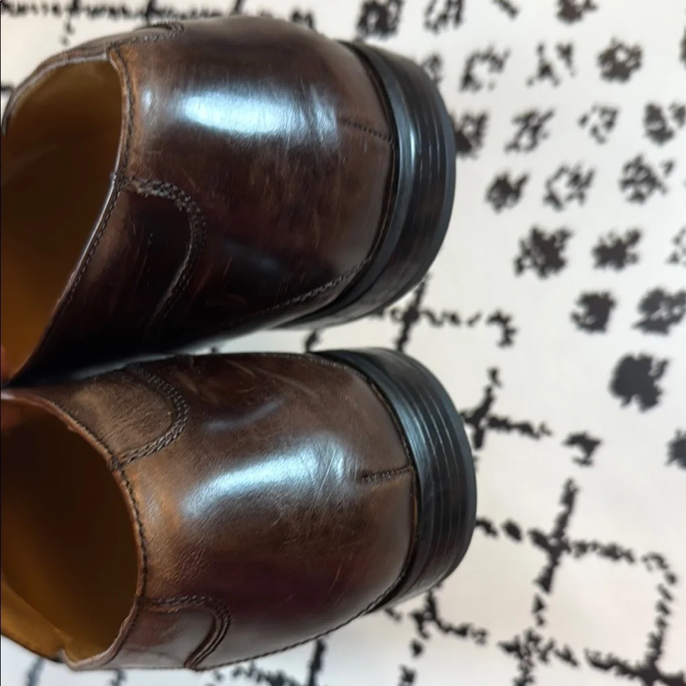 Kenneth Cole Reaction Men’s Brown Leather Loafers w/ Metal Detailing - Size 13 M